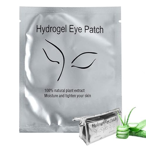 Qleng Hydrogel Eye Pads for Lash Extensions – Hydrogel Material: The gel-based composition adheres gently to the – Image 2