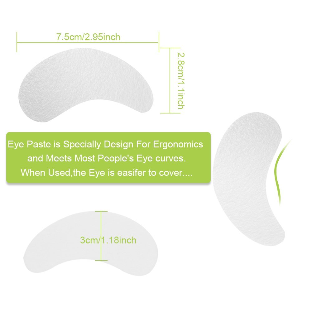 Qleng Hydrogel Eye Pads for Lash Extensions – Silvery Color: The light-reflective surface helps you see any – Image 13