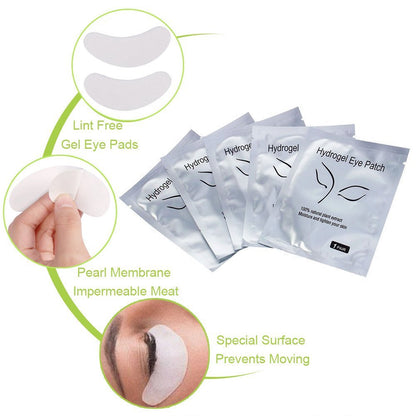 Qleng Hydrogel Eye Pads for Lash Extensions – Material: Hydrogel – Image 7