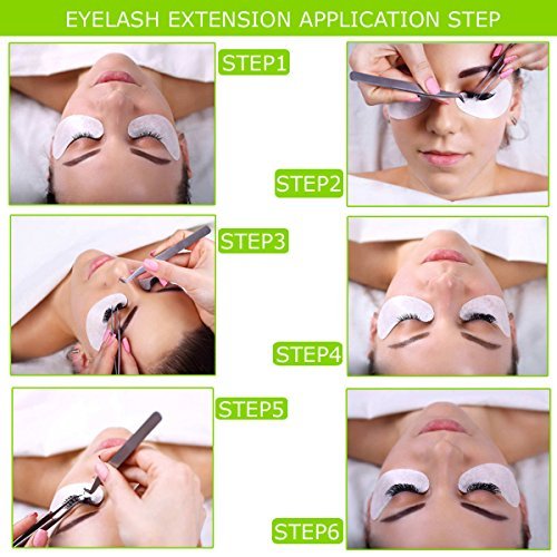 Qleng Hydrogel Eye Pads for Lash Extensions – Product Dimensions: Standard under-eye size, approximately 2.5 x 1.5 – Image 6