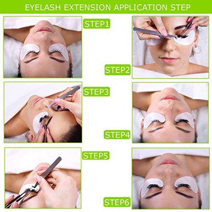 Qleng Hydrogel Eye Pads for Lash Extensions – Product Dimensions: Standard under-eye size, approximately 2.5 x 1.5 – Image 6