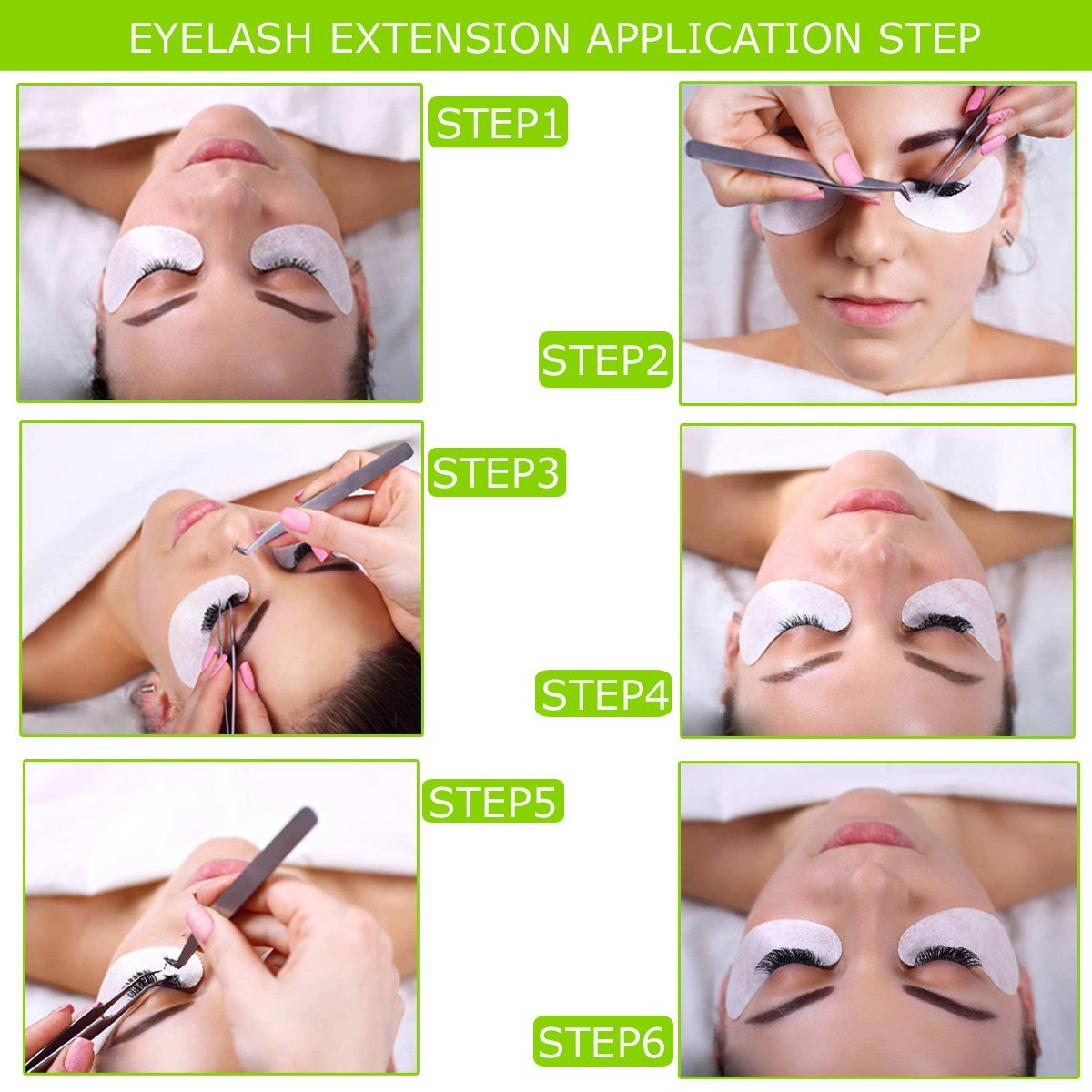 Qleng Hydrogel Eye Pads for Lash Extensions – Adhesive Barrier: Effectively prevents lash glue from contacting the – Image 5