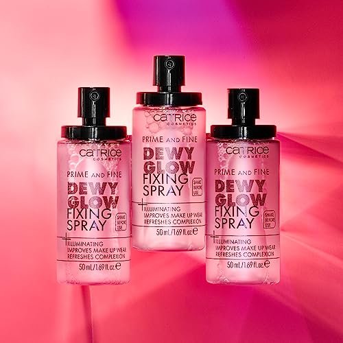 Catrice Prime & Fine Illuminating Dewy Glow Spray – Transparent, Fast-Drying Fixing Mist for a Radiant Finish (50 ml) - görsel 11