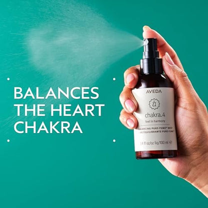 Aveda Chakra 4 Balancing Pure-Fume Mist: Heart - Body & Room Spray, Balances Power Chakra, with Sandalwood, Organic Mandarin & Palmarosa, 3.4 Fl Oz Avelisse