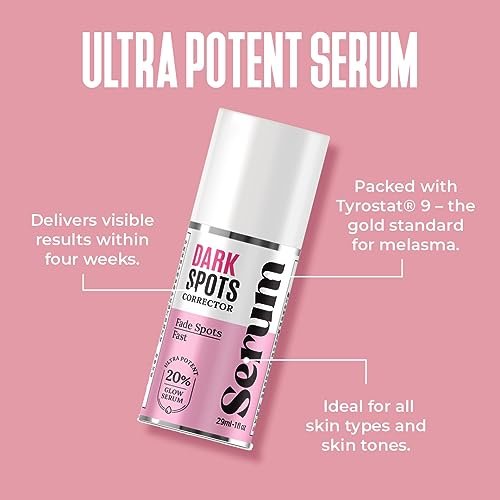 Dark Spot Corrector & Remover for Face - Stubborn Dark Spots Serum with Kojic Acid, Alpha Arbutin, Mulberry Extract - Brightening Discoloration Correcting Serum (1 Fl Oz) Avelisse