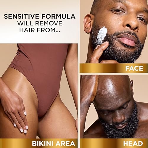 SoftSheen-Carson Magic Razorless Shaving Cream, Depilatory Hair Removal Cream for Coarse, Curly Hair, Works in 4 Minutes, 6 oz (Pack of 2) - görsel 6