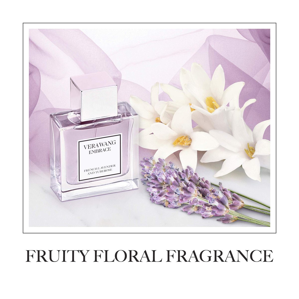 Vera Wang Embrace Eau De Toilette Spray for Women - French Lavender & Tuberose, 1 Fl Oz Avelisse