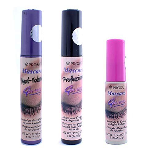 Prosa Professional 4-in-1 Maxi Volume Black Mascara – 3-Pack for Longer, Thicker Lashes - görsel 2