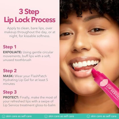 Patchology Lip Gloss for Women – Hydrating Clear Lip Balm with Aloe, Honey & Goji Berry Oil, 0.32 Fl Oz