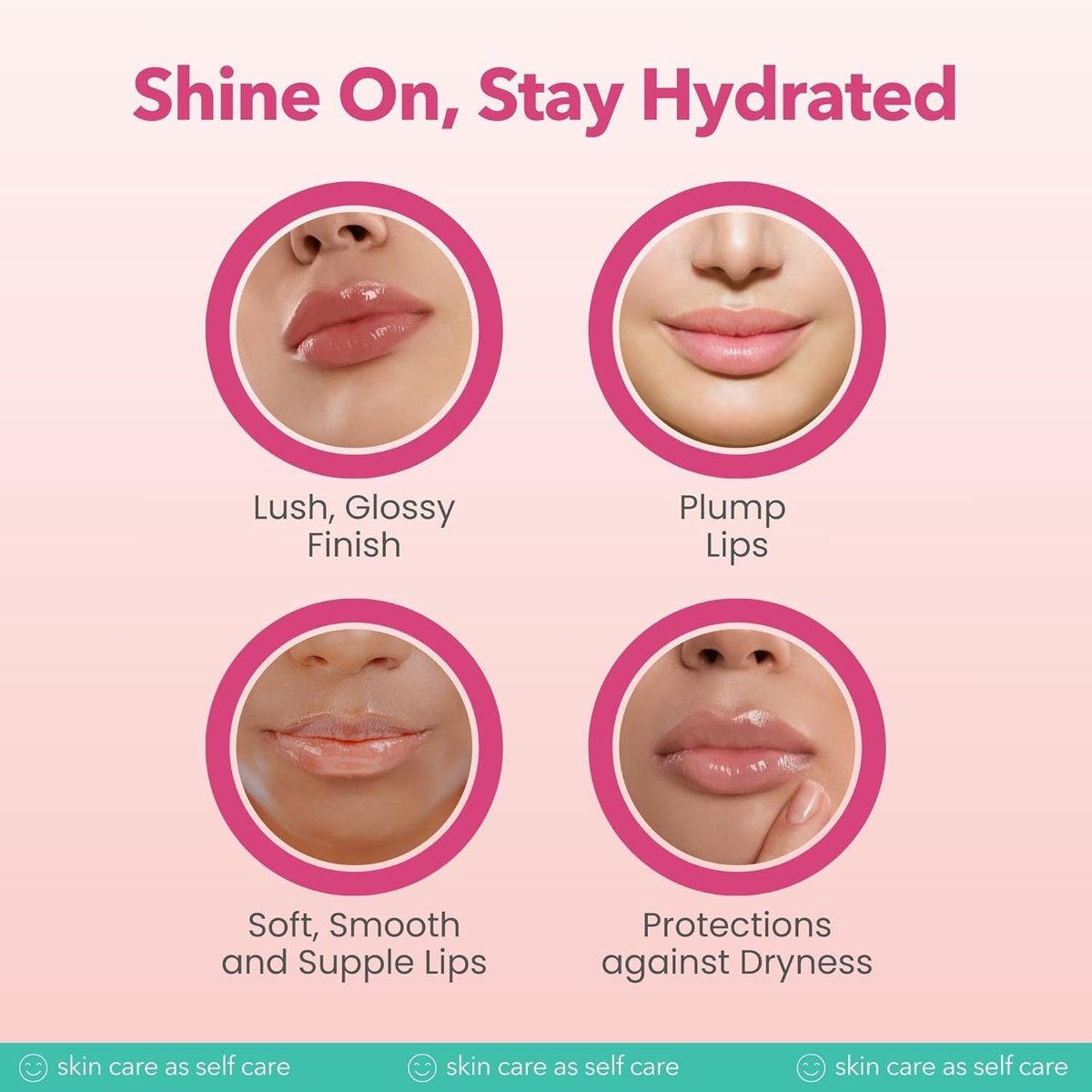 Patchology Lip Gloss for Women – Hydrating Clear Lip Balm with Aloe, Honey & Goji Berry Oil, 0.32 Fl Oz - görsel 6