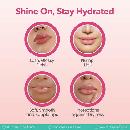Patchology Lip Gloss for Women – Hydrating Clear Lip Balm with Aloe, Honey & Goji Berry Oil, 0.32 Fl Oz