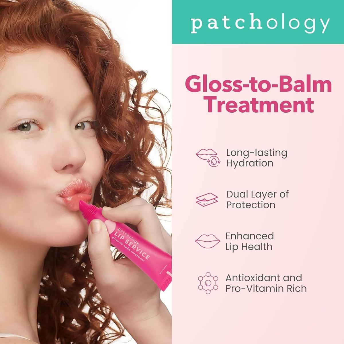 Patchology Lip Gloss for Women – Hydrating Clear Lip Balm with Aloe, Honey & Goji Berry Oil, 0.32 Fl Oz - görsel 10