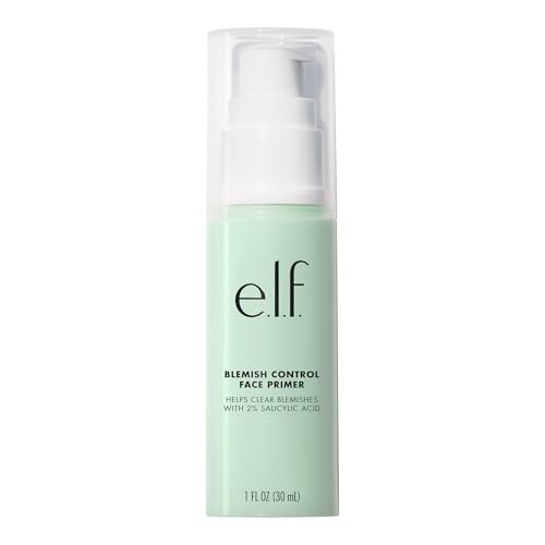 e.l.f. Blemish Control Face Primer - Soothing & Hydrating Makeup Primer for Fighting Blemishes, Grips Makeup to Last, Vegan & Cruelty-Free (1.01 Fl Oz)