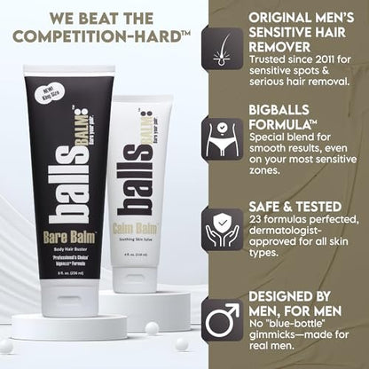Bare Balm - Body Hair Management Cream (Professional's Choice || Big Balls Formula) Avelisse
