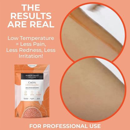Cirepil Cristalline Hard Wax Beads - 800g / 28.22 oz - Unscented, Rosin-Free, Low-Temp Stripless Hair Removal for Sensitive Skin Avelisse