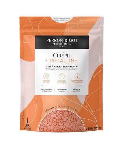 Cirepil Cristalline Hard Wax Beads - 800g / 28.22 oz - Unscented, Rosin-Free, Low-Temp Stripless Hair Removal for Sensitive Skin Avelisse