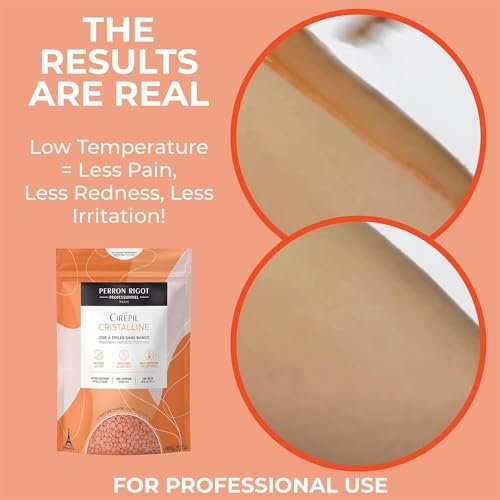 Cirepil Cristalline Hard Wax Beads - 800g / 28.22 oz - Unscented, Rosin-Free, Low-Temp Stripless Hair Removal for Sensitive Skin Avelisse