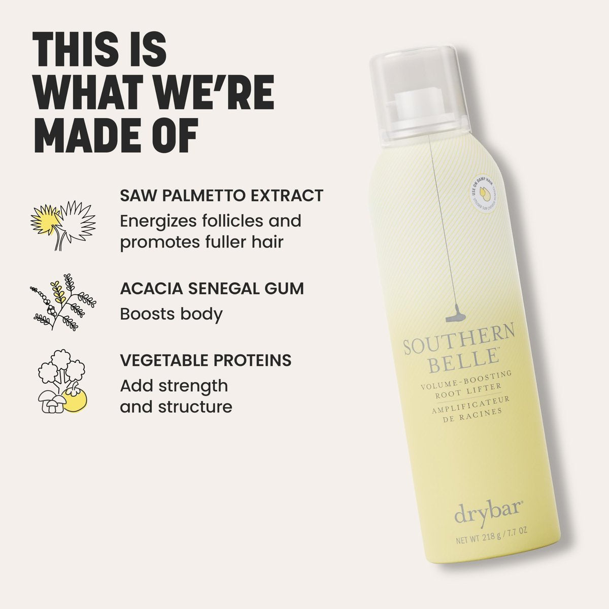 Drybar Southern Belle Volume-Boosting Root-Lifter - 7.7 Fl Oz Avelisse