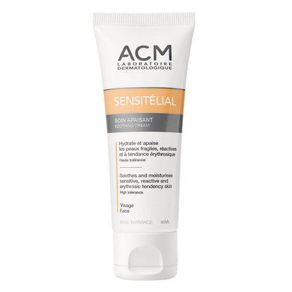 ACM Sensitelial Soothing Cream 40ml – Gentle Face Moisturizer for Sensitive & Reactive Skin