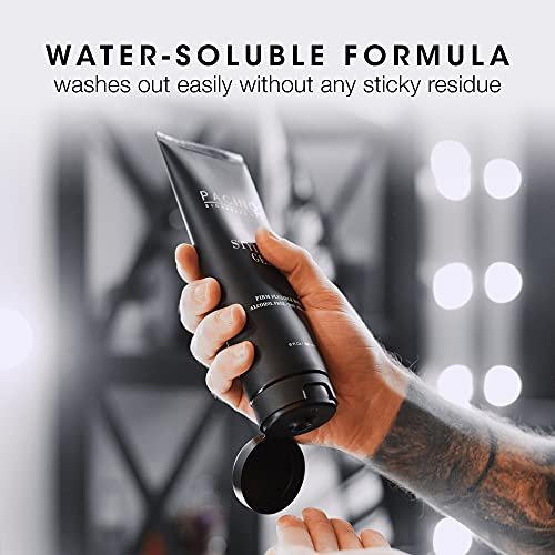 Pacinos Styling Gel - Medium Shine All Day Hold, Conditions and Moisturizes Hair while Adding Volume and Texture, No Dry Flakes or Residue, All Hair Types, 8 fl. Oz - görsel 8