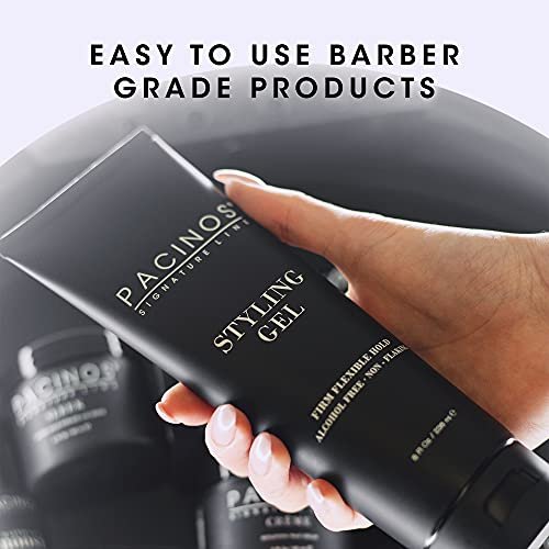 Pacinos Styling Gel - Medium Shine All Day Hold, Conditions and Moisturizes Hair while Adding Volume and Texture, No Dry Flakes or Residue, All Hair Types, 8 fl. Oz - görsel 14
