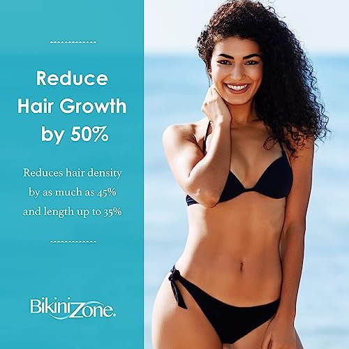 Bikini Zone Hair Growth Inhibitor Cream - Stop Hair Regrowth on Face, Legs, Lips & Chin - Reduces Hair Density & Length - Painless Moisturizer After Waxing & Shaving (1 oz) - görsel 4