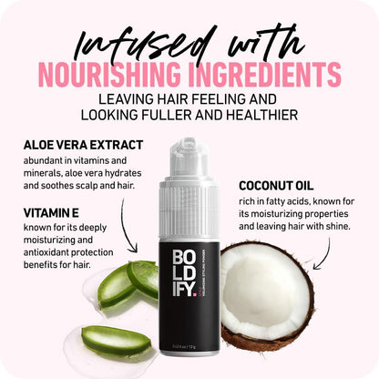 Boldify Hair Texture Powder and Volumizer - Root Lifting Powder for Fine, Thinning Hair - Travel Size Volumizing Powder for Women & Men Avelisse