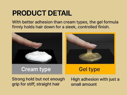 DASHU Down Perm Cream for Men – 3.5 oz Korean Hair Straightening Perm Kit, Ultra Bond Gel, Tame Frizzy Hair, 10-Minute Quick Down Perm, Long-Lasting Hold Avelisse
