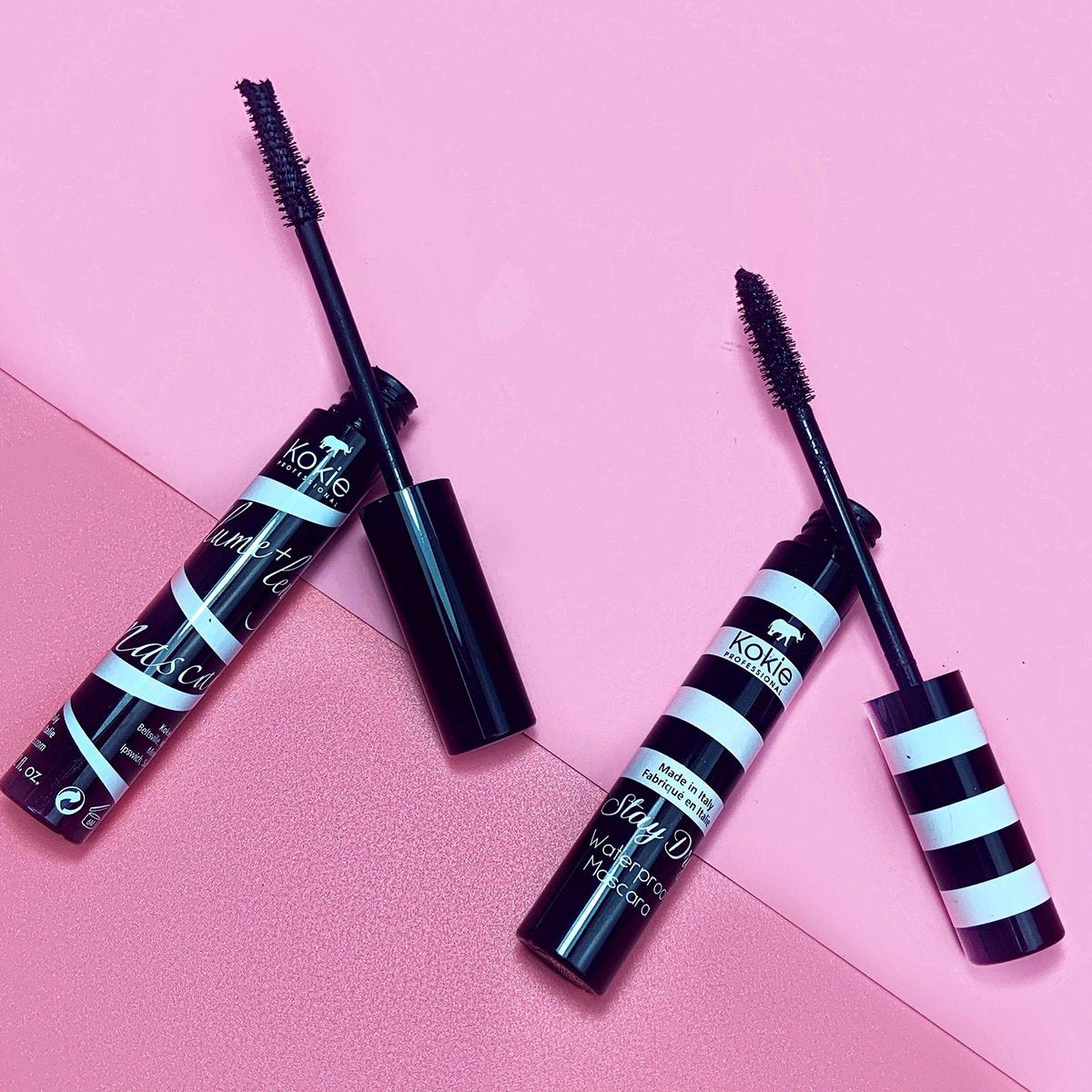 Kokie Cosmetics Stay Dry Waterproof Mascara - Waterproof Black, 0.32 oz - görsel 9