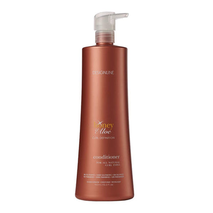 DESIGNLINE Honey & Aloe Conditioner – 32.5 oz | Frizz Control & Detangling for Smooth, Manageable Hair