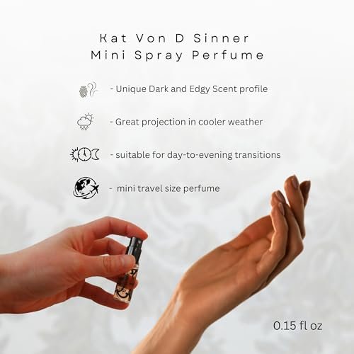Kat Von D Sinner Eau de Parfum for Women - Mini EDP Spray (0.15 oz) - görsel 4