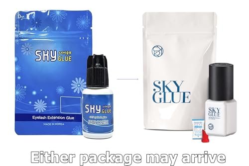 Super Strong Sky D Eyelash Extension Glue 5ml - Professional Black Bonding Adhesive for Long Lasting Semi Permanent Individual Lash Extensions - 3-4s Fast Drying / 4-6 Week Retention - görsel 4