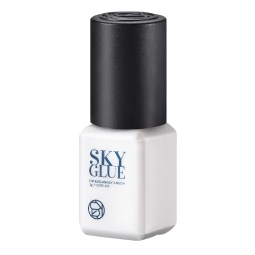 Super Strong Sky D Eyelash Extension Glue 5ml - Professional Black Bonding Adhesive for Long Lasting Semi Permanent Individual Lash Extensions - 3-4s Fast Drying / 4-6 Week Retention - görsel 6