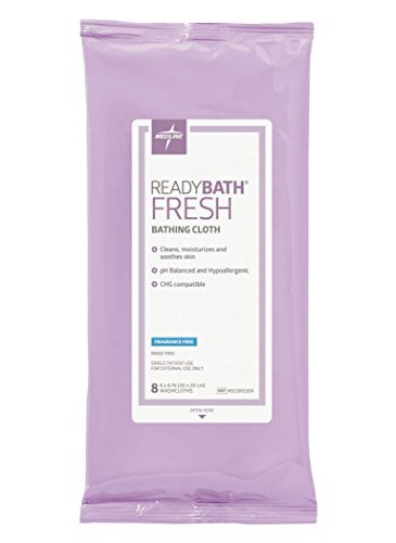 ReadyBath Fresh Cloths, Disposable Bathing Wipes, 8 Count (Pack of 1), One Color - görsel 1