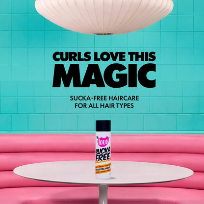 The Doux SUCKA FREE Moisturizing Shampoo for Curly Hair – Sulfate-Free with Shea Butter, Aloe & Silk Amino Acids – 8 Fl Oz Avelisse