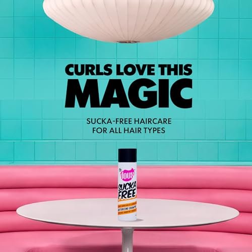 The Doux SUCKA FREE Moisturizing Shampoo for Curly Hair – Sulfate-Free with Shea Butter, Aloe & Silk Amino Acids – 8 Fl Oz Avelisse