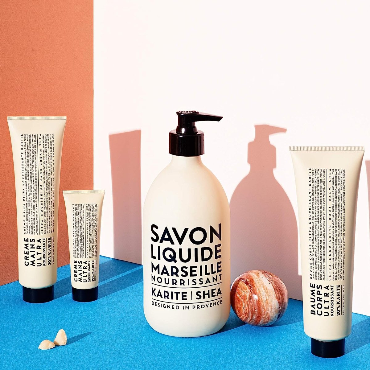 La Compagnie de Provence Savon de Marseille Nourishing Liquid Soap - Shea Butter, 16.7 Fl Oz Refill (Beige) - görsel 7