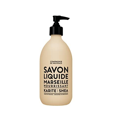 La Compagnie de Provence Savon de Marseille Nourishing Liquid Soap - Shea Butter, 16.7 Fl Oz Refill (Beige) - görsel 2