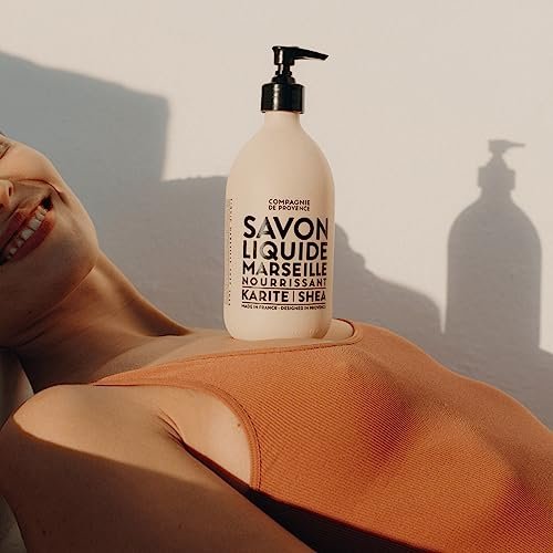 La Compagnie de Provence Savon de Marseille Nourishing Liquid Soap - Shea Butter, 16.7 Fl Oz Refill (Beige) - görsel 10