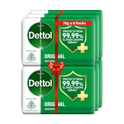 Dettol Original Bar Soap 100g Each - Pack of 6 | Antibacterial Protection - görsel 2