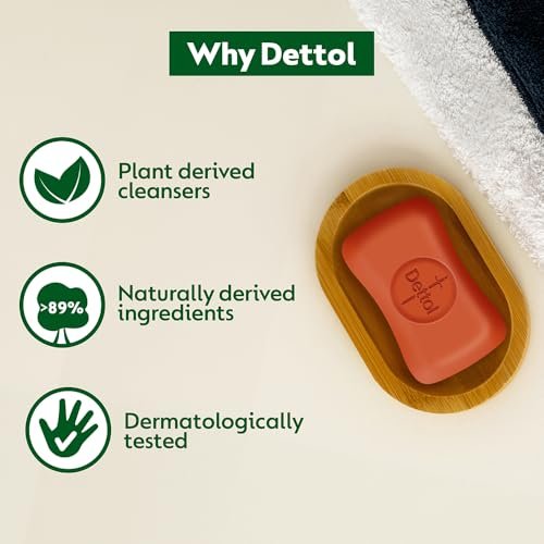 Dettol Original Bar Soap 100g Each - Pack of 6 | Antibacterial Protection - görsel 8