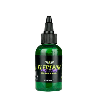 Electrum Tattoo Transfer Gel Solution – 2 oz Stencil Application Gel for Carbon & Marker Stencils, Made in USA by Tattoo Artists