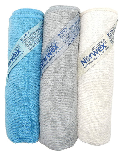 Norwex Body Pack Coastal Three Pack - Blue Microfiber Cloths Avelisse
