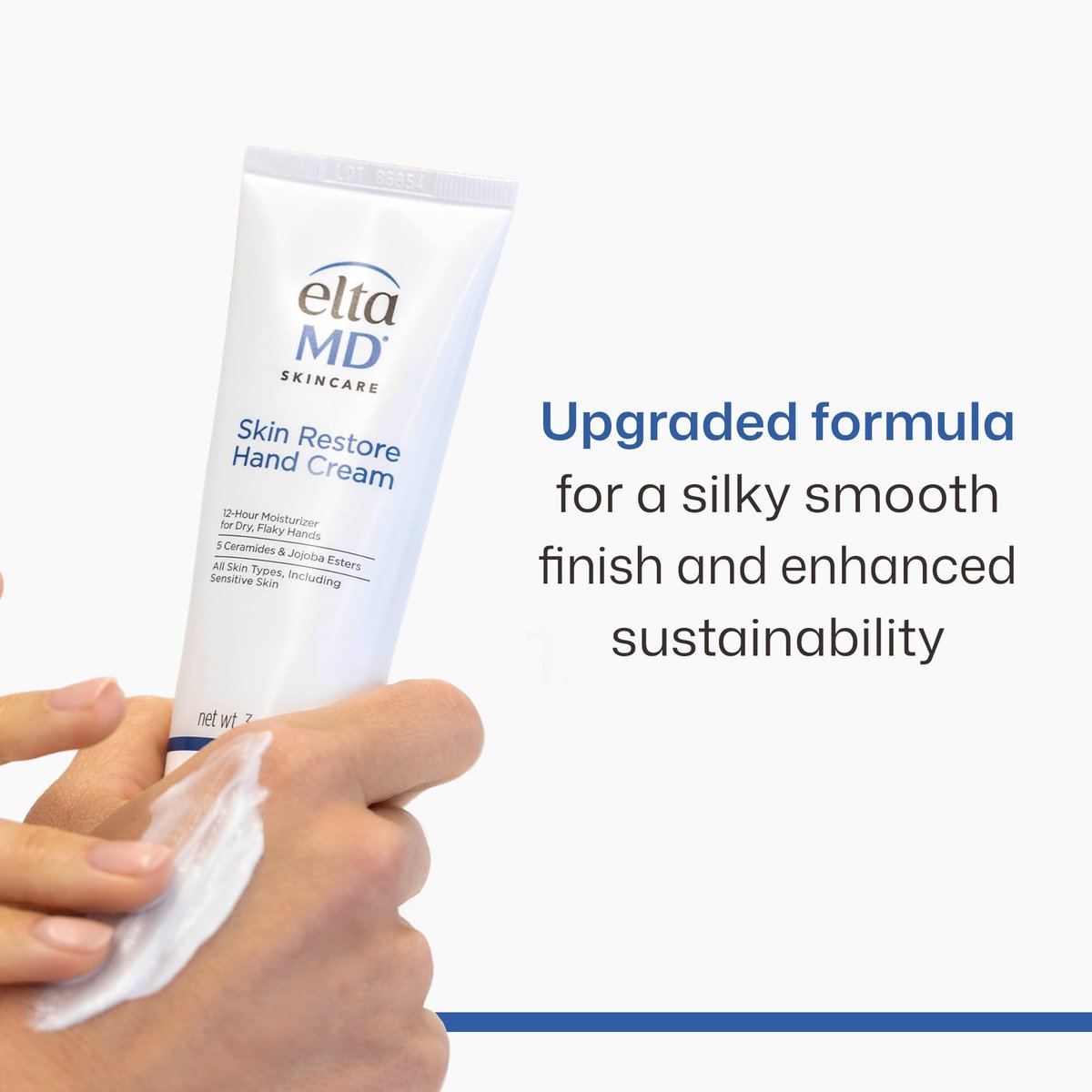 EltaMD Skin Restore Hand Cream – 3 oz | Intensive Moisturizing Hand Lotion for Dry, Sensitive Skin Avelisse