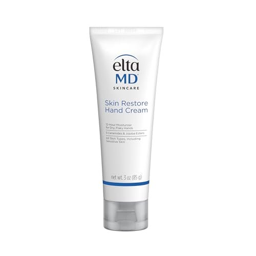 EltaMD Skin Restore Hand Cream – 3 oz | Intensive Moisturizing Hand Lotion for Dry, Sensitive Skin Avelisse