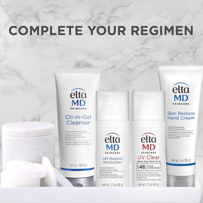 EltaMD Skin Restore Hand Cream – 3 oz | Intensive Moisturizing Hand Lotion for Dry, Sensitive Skin Avelisse