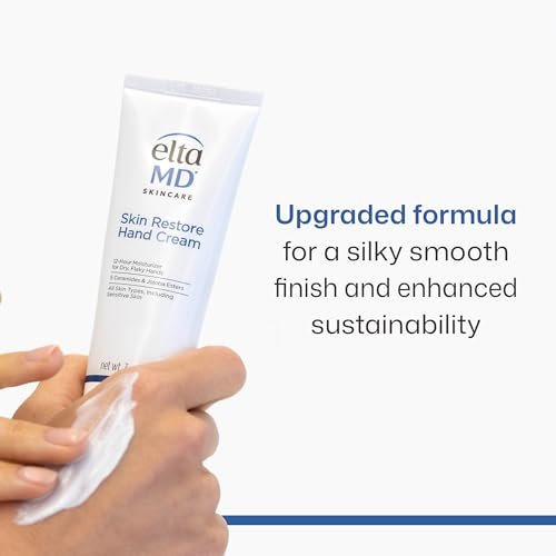 EltaMD Skin Restore Hand Cream – 3 oz | Intensive Moisturizing Hand Lotion for Dry, Sensitive Skin Avelisse
