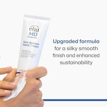 EltaMD Skin Restore Hand Cream – 3 oz | Intensive Moisturizing Hand Lotion for Dry, Sensitive Skin Avelisse