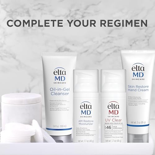EltaMD Skin Restore Hand Cream – 3 oz | Intensive Moisturizing Hand Lotion for Dry, Sensitive Skin Avelisse