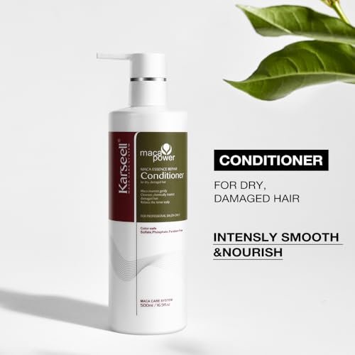 Karseell Argan Oil Hair Conditioner – Deep Restore & Smooth Glossy for Dry Damaged Hair, 500ml (16.9 Oz) Avelisse